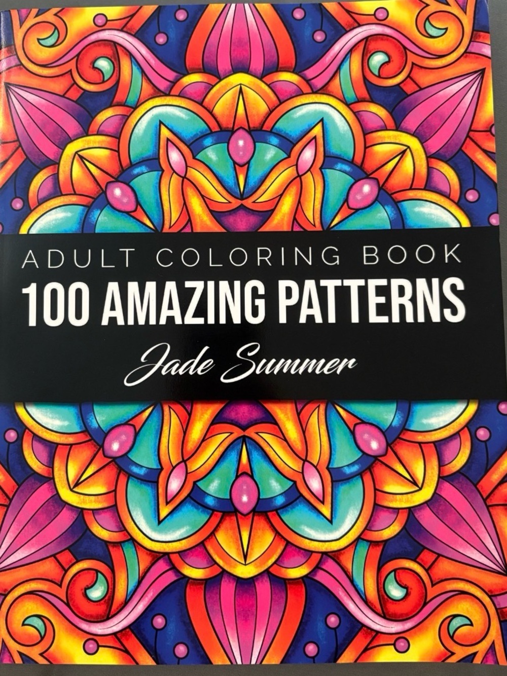Adult Coloring Book 100 Amazing Patterns by - Multicolor